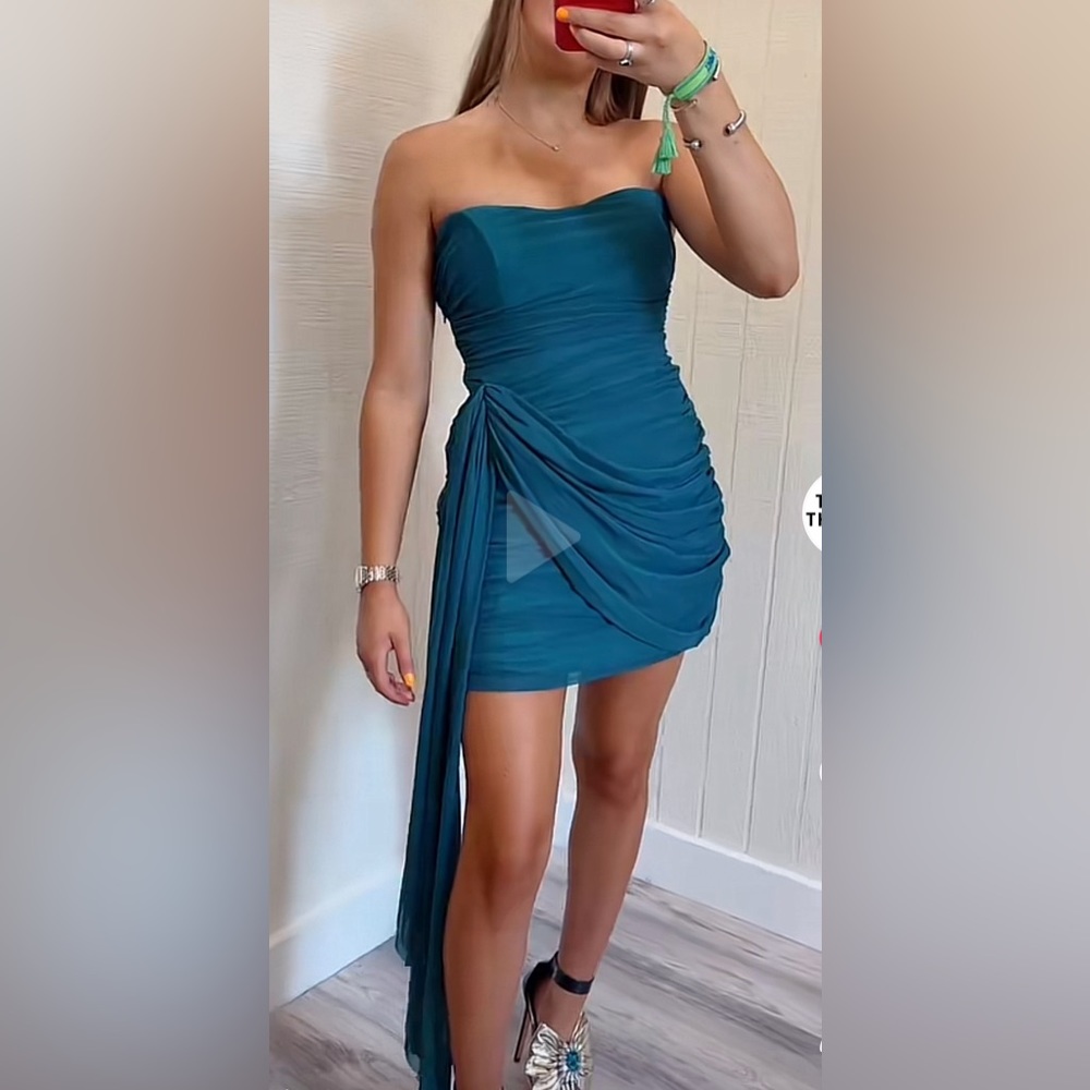 blue dress! Perfect for formal/dances! Only wore it once!